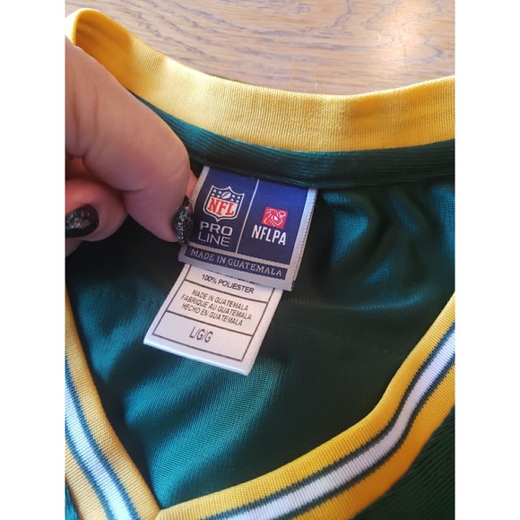 Large Green Bay Packers NFL Pro Lines Shirt Womens Green Bay Packer #12 Rodgers - Picture 6 of 7